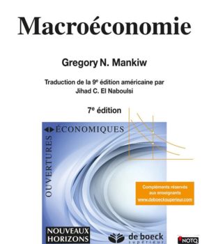 Macroéconomie Gregory N. Mankiw