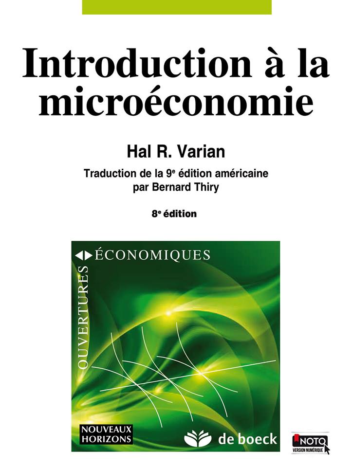 introduction a la microeconomie introduction a la microeconomie