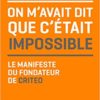 On m'avait dit que c'était impossible On m'avait dit que c'était impossible