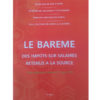 LE BAREME des impôts sur salaires retenus à la source